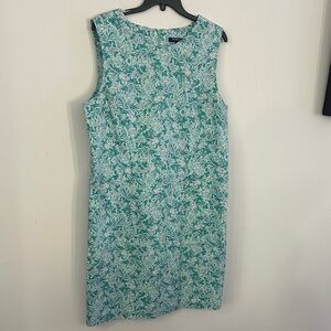Chadwicks Teal Floral Midi Dress